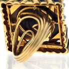 David Webb 18K Yellow Gold Tiger's Eye Ring - The Back Vault