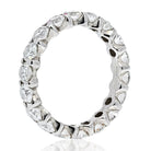 Platinum 2.50 Carat Round Cut Diamond Eternity Eternity Band - The Back Vault