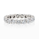 Platinum 2.50 Carat Round Cut Diamond Eternity Eternity Band - The Back Vault