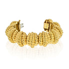 David Webb 18K Yellow Gold Power Architectural Bracelet - The Back Vault