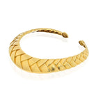 David Webb 18K Yellow Gold Braided Collar Necklace - The Back Vault