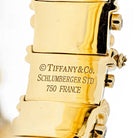 Tiffany & Co. Schlumberger Platinum & 18K Yellow Gold Black Enamel Diamond Bracelet - The Back Vault