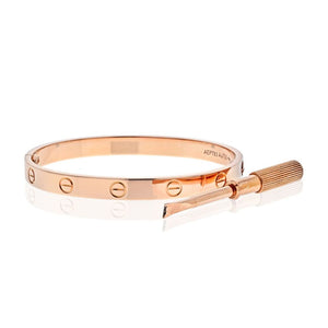 Cartier Love 18K Rose Gold Love Bracelet SZ 17 Bracelet