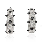 Cartier 18K White Gold Clash Diamond And Black Onyx Earrings - The Back Vault