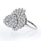 Cartier Platinum 5.85 Carat Diamond Tulip Vintage Ring - The Back Vault