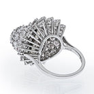 Cartier Platinum 5.85 Carat Diamond Tulip Vintage Ring - The Back Vault