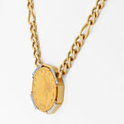 David Webb Platinum & 18K Yellow Gold Liberty Head Coin Necklace - The Back Vault