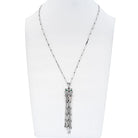 Cartier 18K White Gold Diamond Panthere With Tassels On A Signature Chain Necklace - The Back Vault