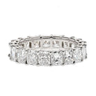 Platinum 6.50 Carats Radiant Cut Diamond Eternity Band - The Back Vault