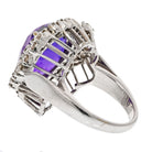 Amethyst And Diamond Cocktail Ring - The Back Vault