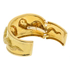 David Webb Platinum & 18K Yellow Gold Double Snake Textured Cuff Bracelet - The Back Vault