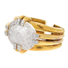 David Webb Platinum & 18K Yellow Gold  Bracelet - The Back Vault