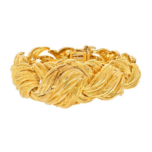 David Webb Platinum & 18K Yellow Gold  Bracelet