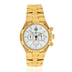 Vacheron Constantin 18K Yellow Gold Overseas 49150 Chronograph Mens Watch