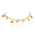 Cartier 18K Yellow Gold 7 Charms Bracelet - The Back Vault