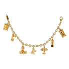 Cartier 18K Yellow Gold 7 Charms Bracelet - The Back Vault