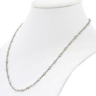 Platinum 7.50cttw Round Cut Diamond 18 Inches Diamonds by the Yard Necklace - The Back Vault