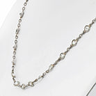 Platinum 7.50cttw Round Cut Diamond 18 Inches Diamonds by the Yard Necklace - The Back Vault