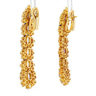 Marina B. 18K Yellow Gold Diamond And Sapphire Drop Earrings - The Back Vault