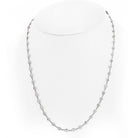 Platinum 7 Carat 17 inches Diamond By The Yard Necklace - The Back Vault