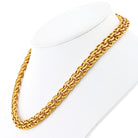 Cartier 18K Yellow Gold Byzantine 16 inches Chain Necklace - The Back Vault