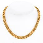 Cartier 18K Yellow Gold Byzantine 16 inches Chain Necklace - The Back Vault