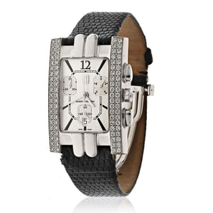 Harry Winston 18K White Gold Avenue Automatic Diamond Women Watch