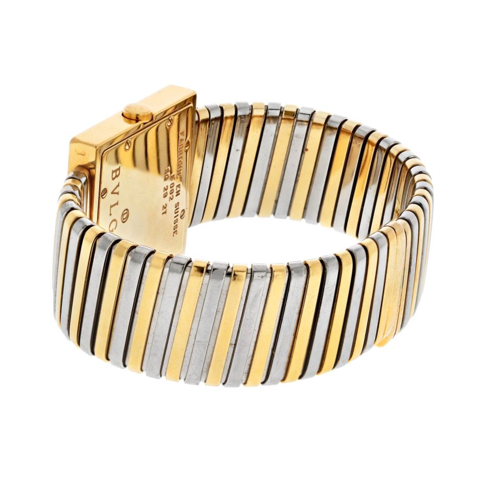 Authentic Bvlgari Black and White Enamel Gold Plated Gold Snake