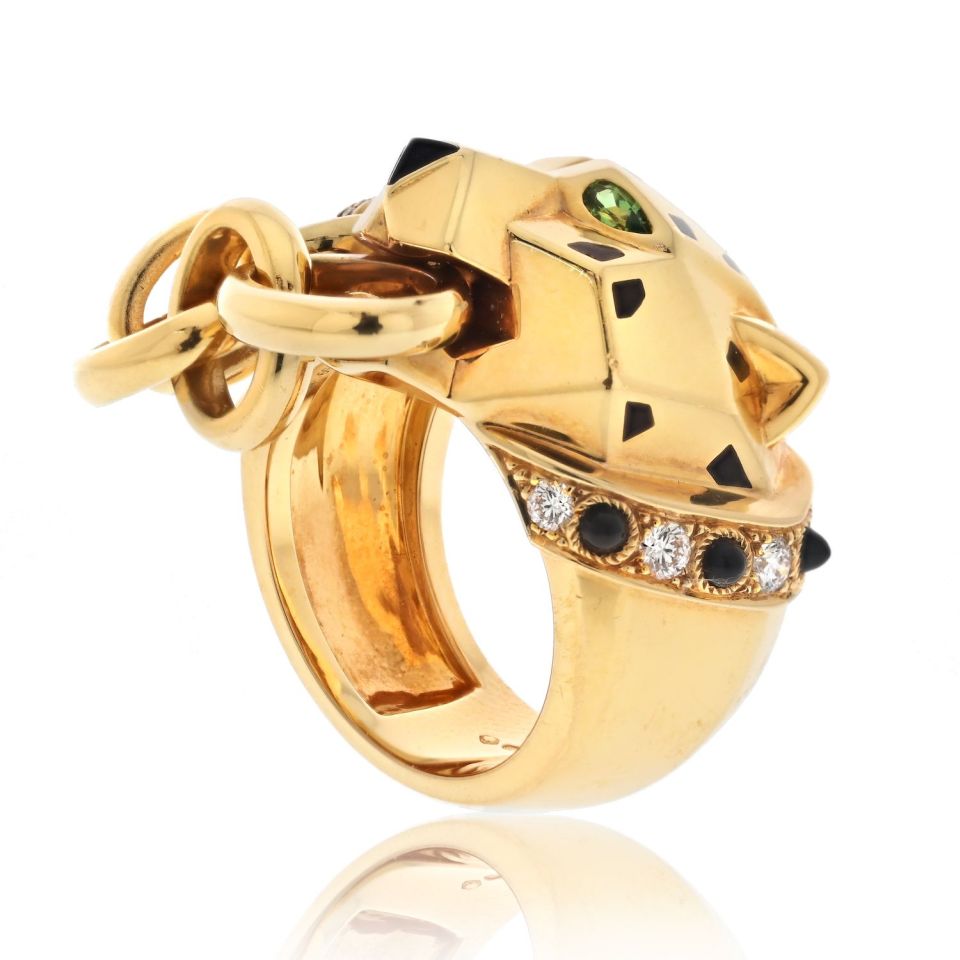 Effy Limited Edition 14K Yellow Gold Diamond Panther Head Ring, 3.80 T –  effyjewelry.com