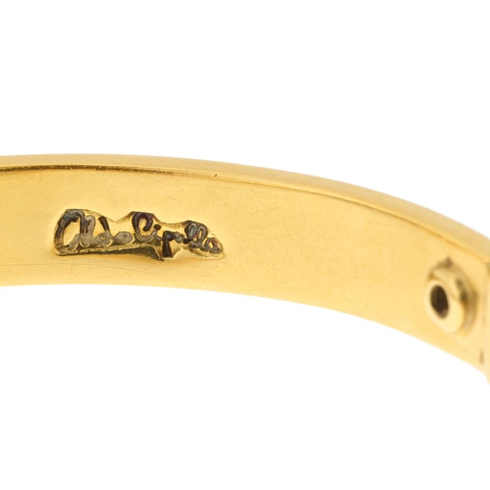 Cartier 18K Yellow Gold 1970 Aldo Cipullo Size 17 Love Bracelet