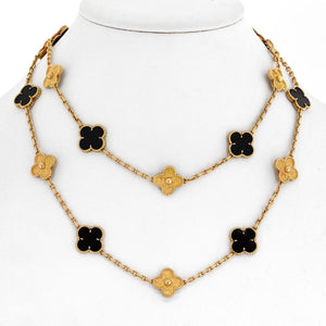 Van Cleef & Arpels Alhambra 18K Yellow Gold  Necklace