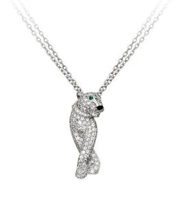 Panthere de Cartier 18K White Gold Pendant