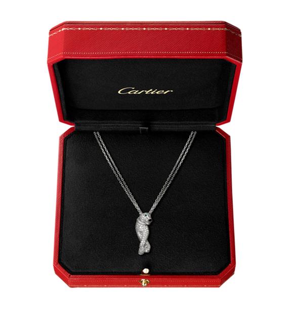 Panthere de Cartier 18K White Gold Pendant - The Back Vault