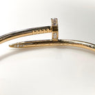 Cartier Juste Un Clou 18K Yellow Gold Diamond Size 18 Bracelet - The Back Vault